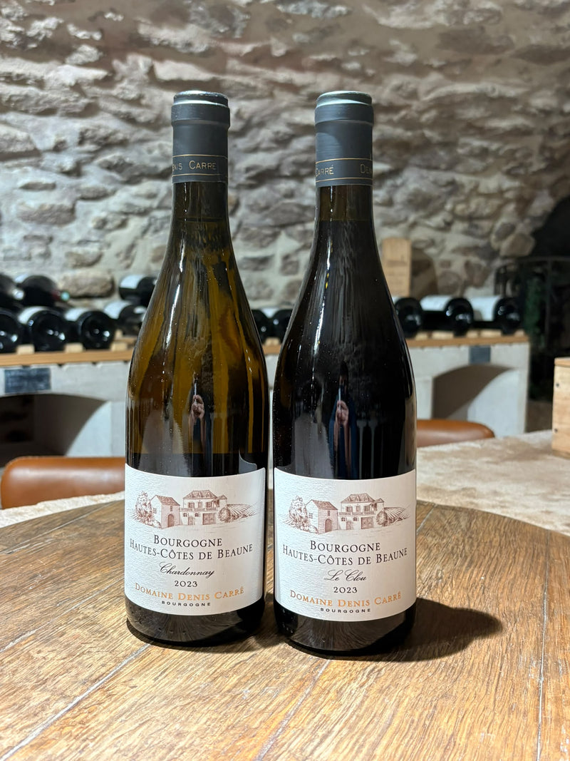 Hautes-Côtes-de-Beaune blanc 2024 et rouge 2023, domaine Denis Carré
