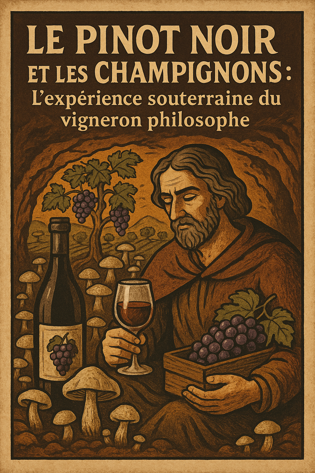 Le Pinot Noir et les Champignons : l’expérience souterraine du vigneron philosophe