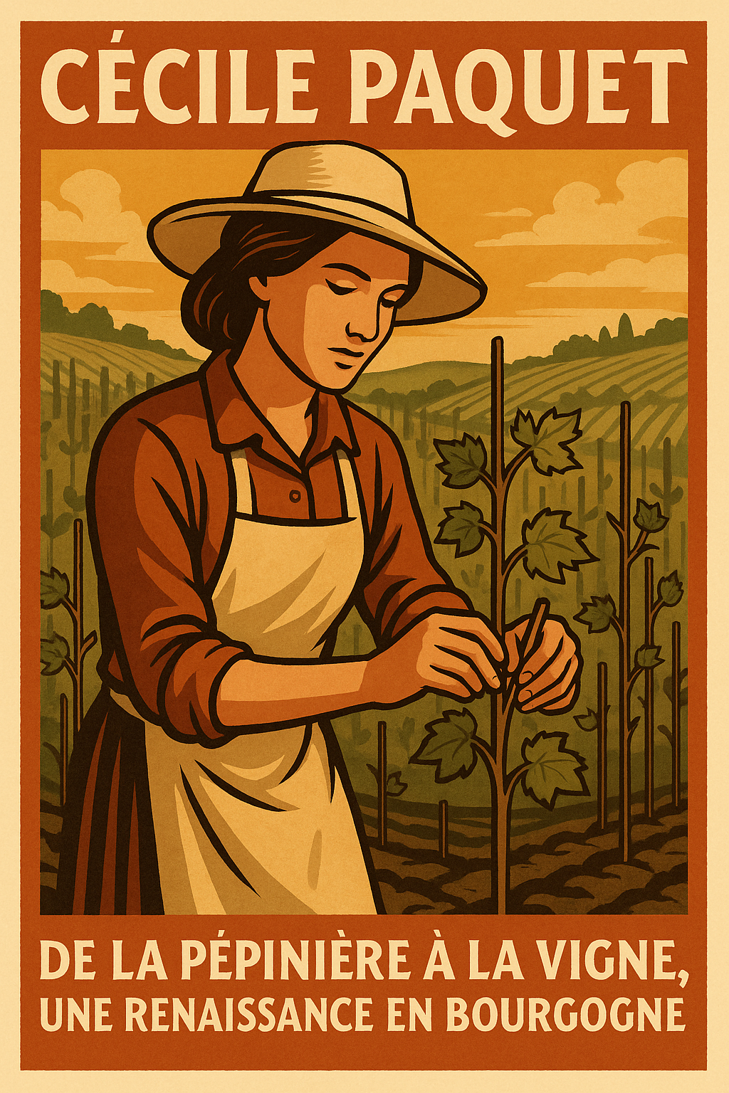Cécile Paquet : de la pépinière à la vigne, une renaissance en Bourgogne